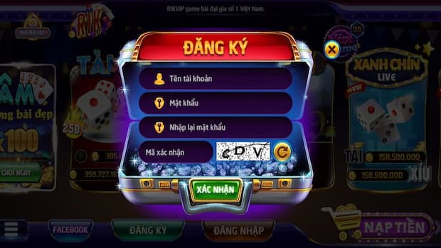 Đăng ký Rikvip tham gia thiên đường giải trí casino online