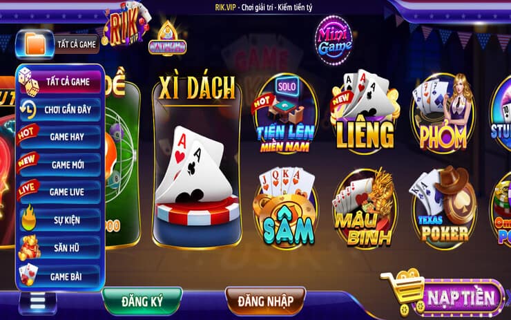 Rikvip game bài đổi thưởng đẳng cấp 2024